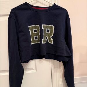Banana Republic Navy Blue Crew Neck Sweater